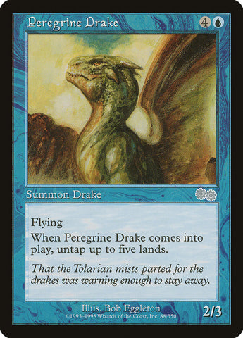 Peregrine Drake [Urza's Saga] Magic: The Gathering