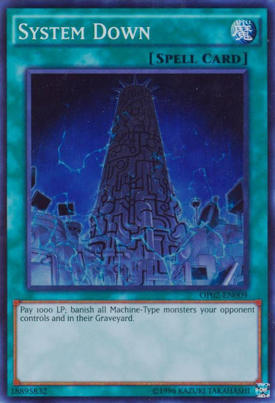 System Down [OP02-EN009] Super Rare Yu-Gi-Oh!