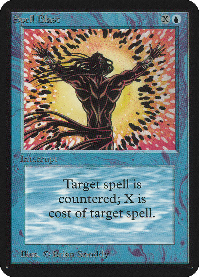 Spell Blast [Alpha Edition] Magic: The Gathering