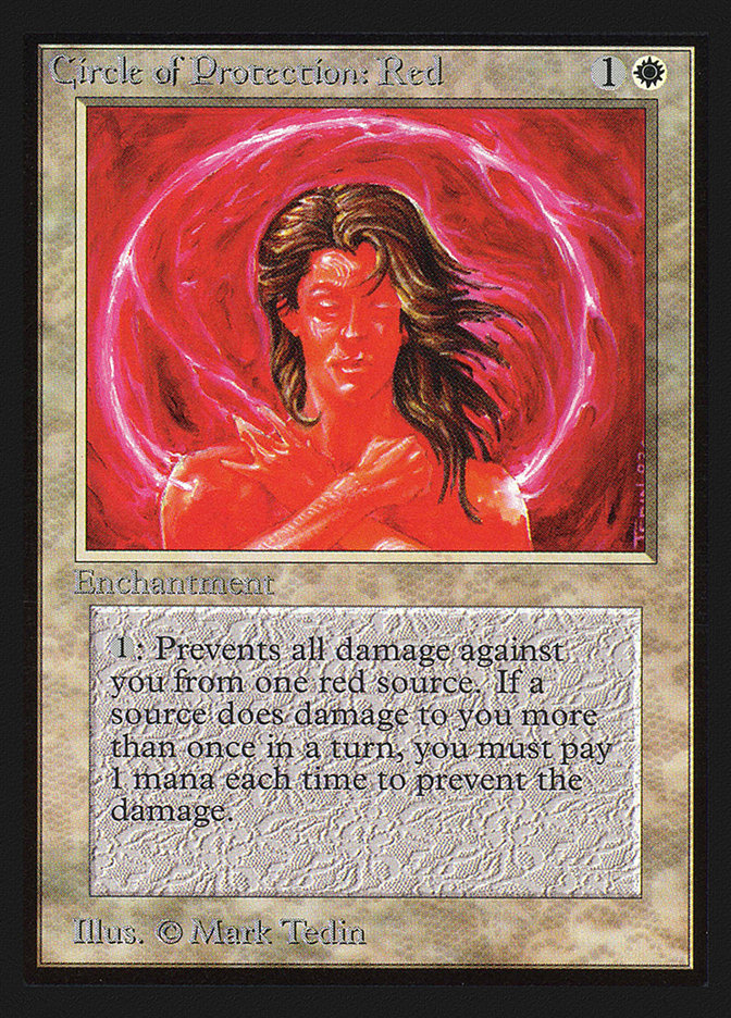 Circle of Protection: Red [Collectors' Edition] Magic: The Gathering