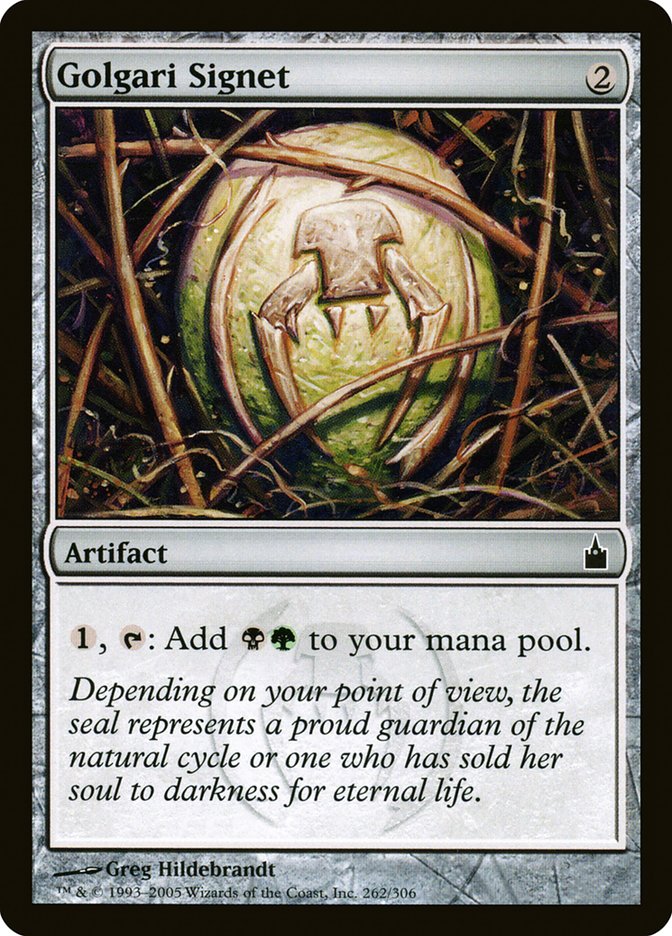 Golgari Signet [Ravnica: City of Guilds] Magic: The Gathering