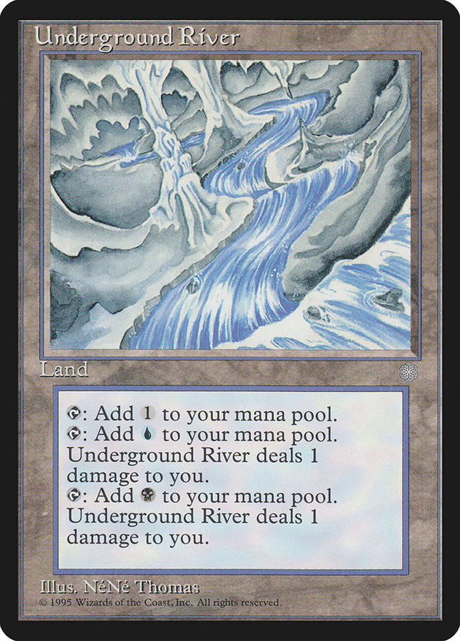 Underground River [Ice Age] Magic: The Gathering