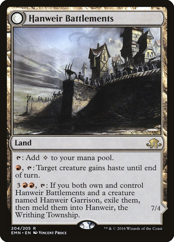 Hanweir Battlements [Eldritch Moon] Magic: The Gathering