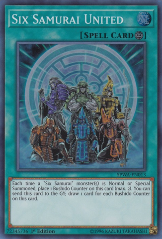 Six Samurai United [SPWA-EN013] Super Rare Yu-Gi-Oh!