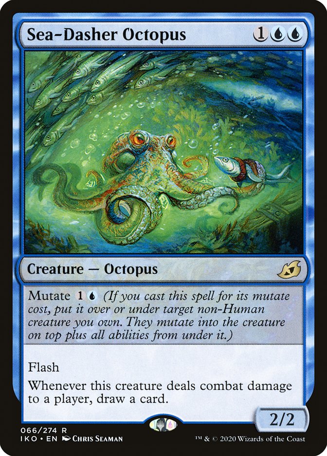 Sea-Dasher Octopus [Ikoria: Lair of Behemoths] Magic: The Gathering