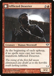 Afflicted Deserter // Werewolf Ransacker [Dark Ascension] Magic: The Gathering