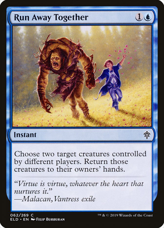Run Away Together [Throne of Eldraine] Magic: The Gathering
