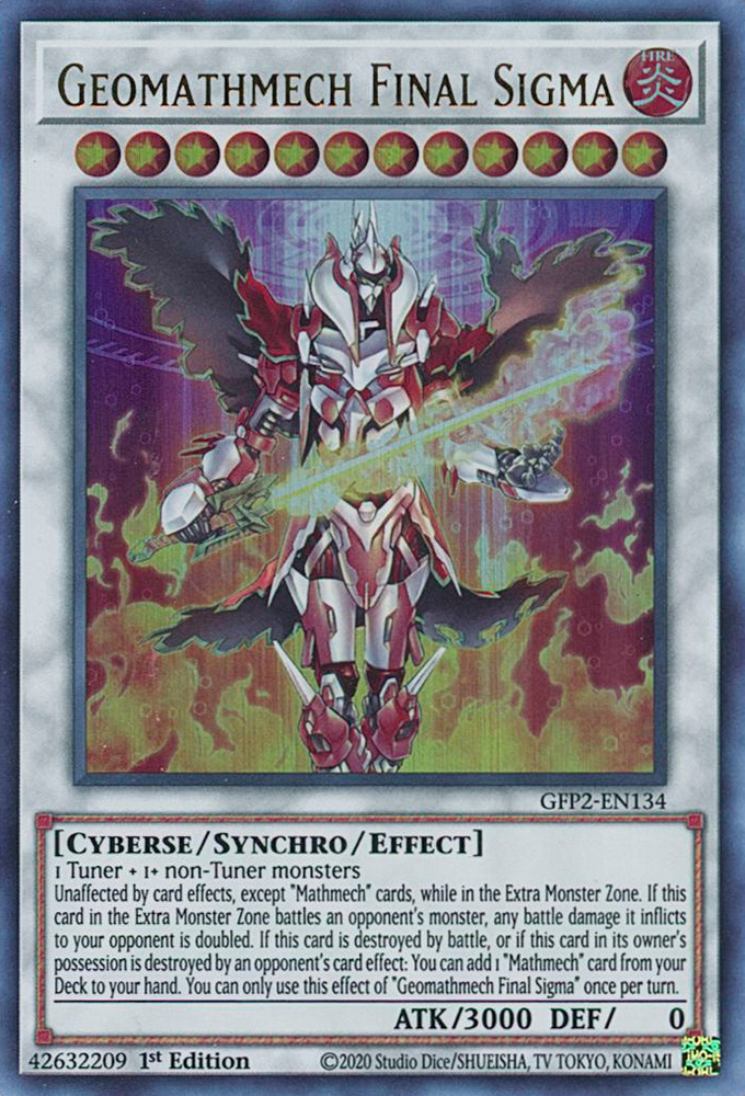 Geomathmech Final Sigma [GFP2-EN134] Ultra Rare Yu-Gi-Oh!