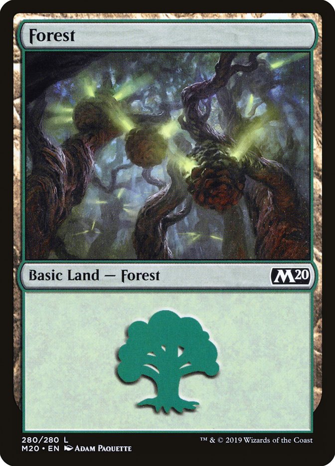 Forest (280) [Core Set 2020] Magic: The Gathering