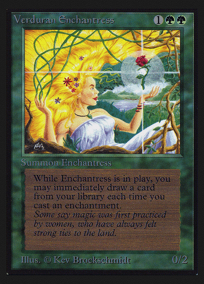 Verduran Enchantress [International Collectors' Edition] Magic: The Gathering