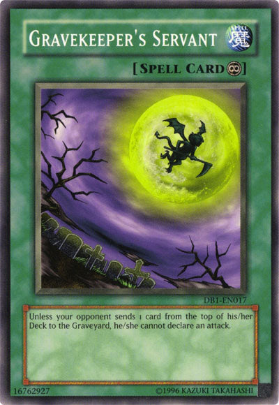 Gravekeeper's Servant [DB1-EN017] Common Yu-Gi-Oh!