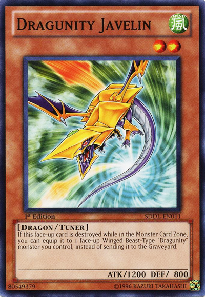 Dragunity Javelin [SDDL-EN011] Common Yu-Gi-Oh!
