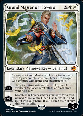 Grand Master of Flowers [Dungeons & Dragons: Adventures in the Forgotten Realms] Magic: The Gathering
