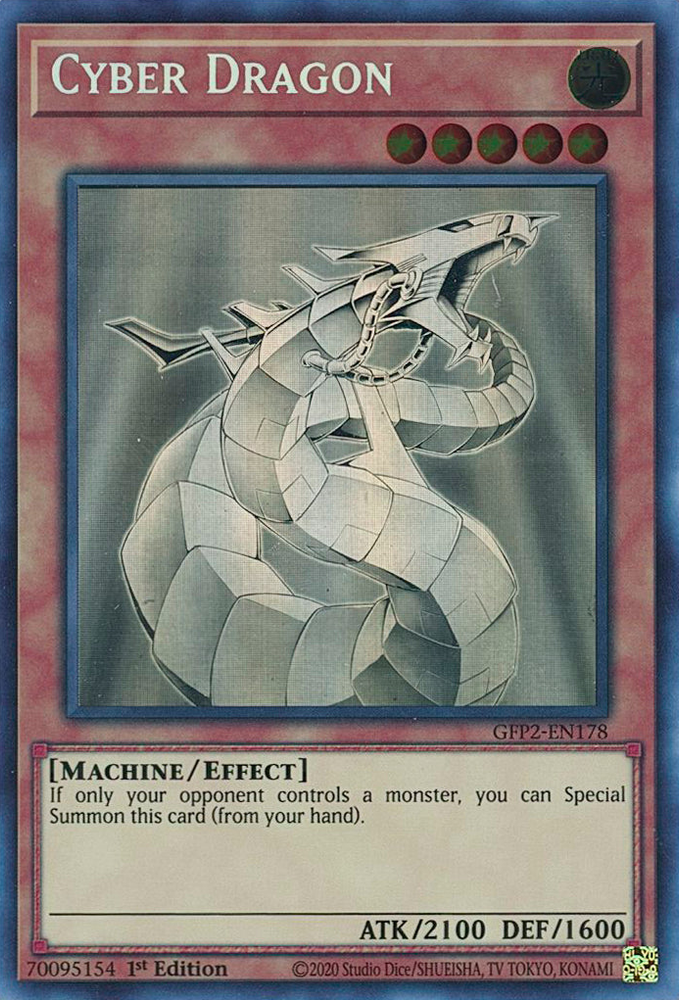 Cyber Dragon [GFP2-EN178] Ghost Rare Yu-Gi-Oh!