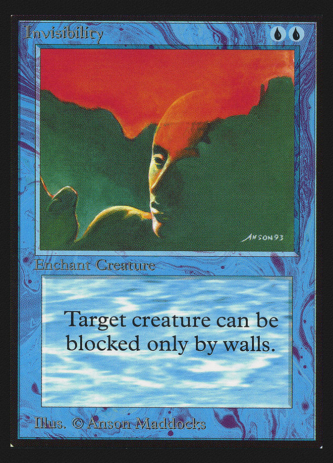 Invisibility [Collectors' Edition] Magic: The Gathering