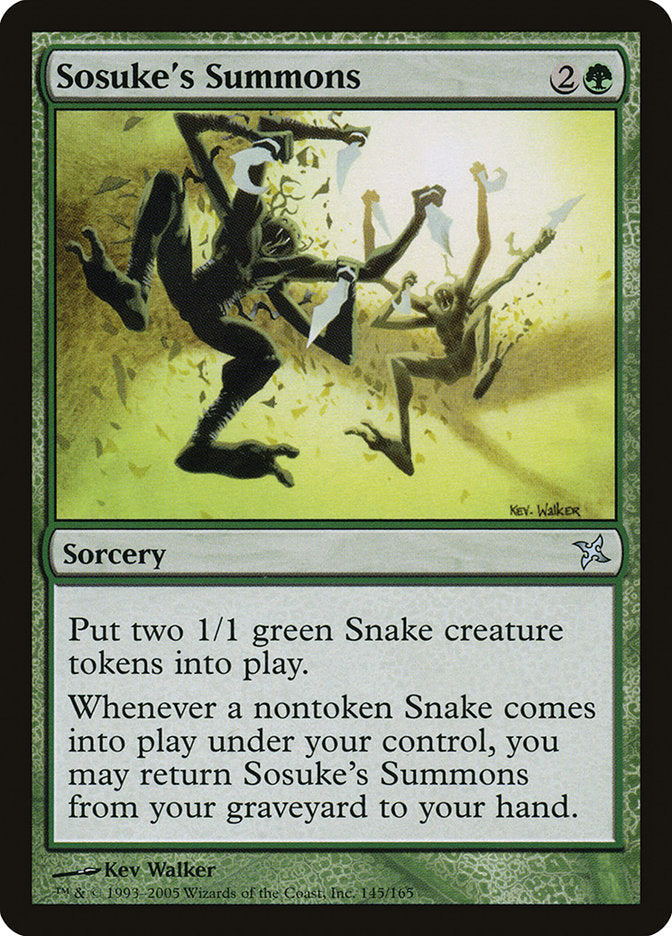 Sosuke's Summons [Betrayers of Kamigawa] Magic: The Gathering