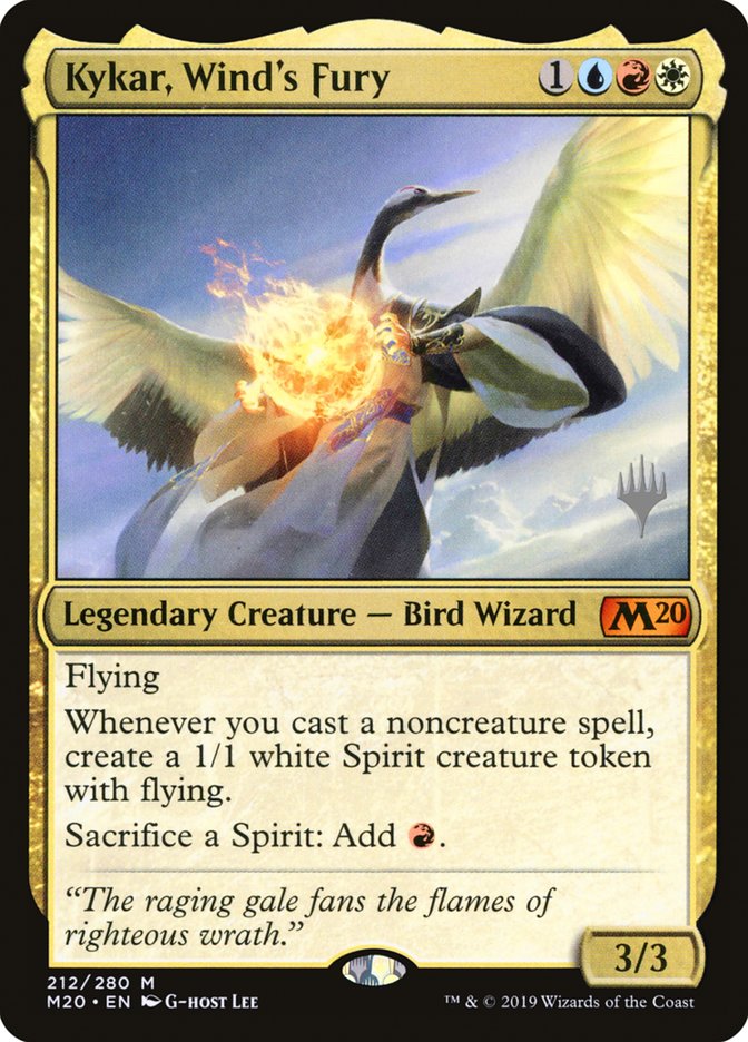 Kykar, Wind's Fury (Promo Pack) [Core Set 2020 Promos] Magic: The Gathering