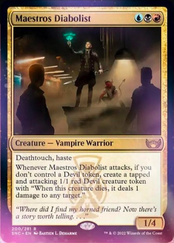 Maestros Diabolist [Streets of New Capenna] Magic: The Gathering