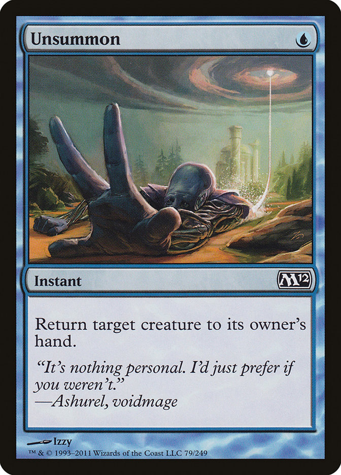 Unsummon [Magic 2012] Magic: The Gathering