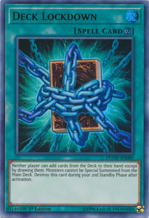 Deck Lockdown [DUOV-EN090] Ultra Rare Yu-Gi-Oh!