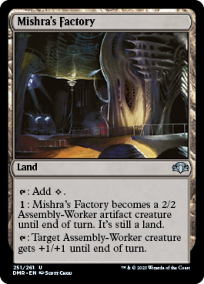 Mishra's Factory [Dominaria Remastered] Magic: The Gathering