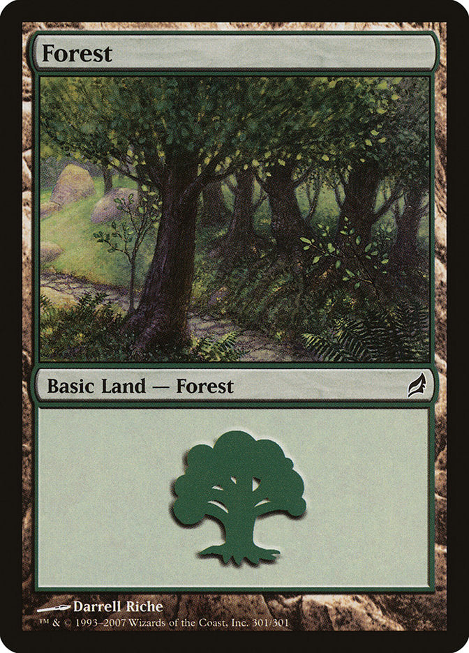 Forest (301) [Lorwyn] Magic: The Gathering