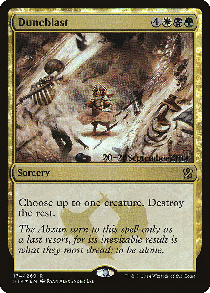 Duneblast [Khans of Tarkir Prerelease Promos] Magic: The Gathering
