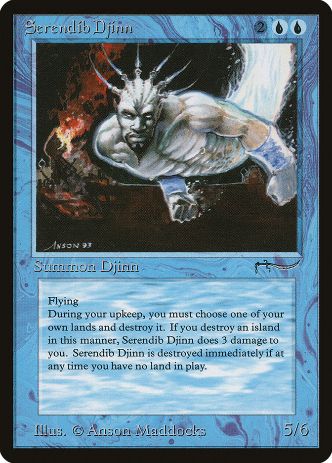 Serendib Djinn [Arabian Nights] Magic: The Gathering