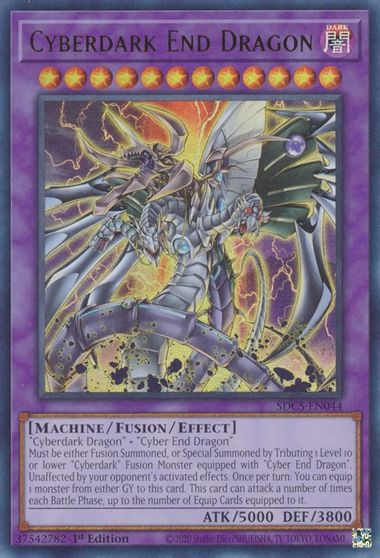 Cyberdark End Dragon [SDCS-EN044] Ultra Rare Yu-Gi-Oh!