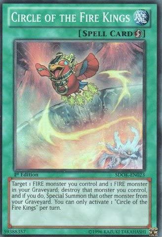 Circle of the Fire Kings [SDOK-EN023] Super Rare Yu-Gi-Oh!