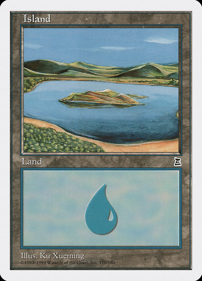 Island (170) [Portal Three Kingdoms] Magic: The Gathering