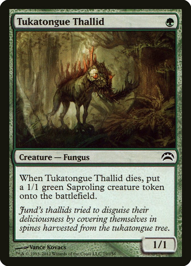 Tukatongue Thallid [Planechase 2012] Magic: The Gathering