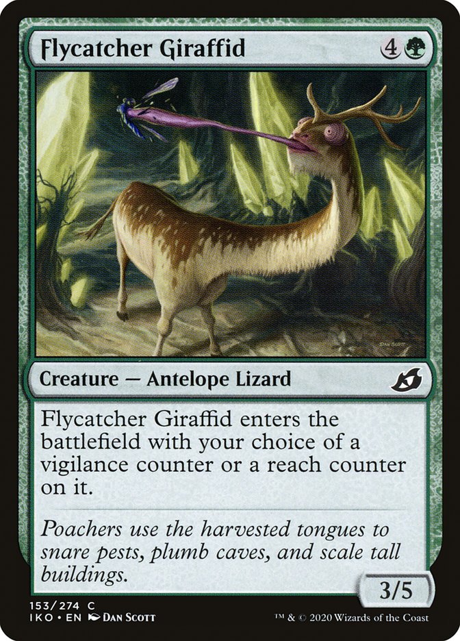 Flycatcher Giraffid [Ikoria: Lair of Behemoths] Magic: The Gathering