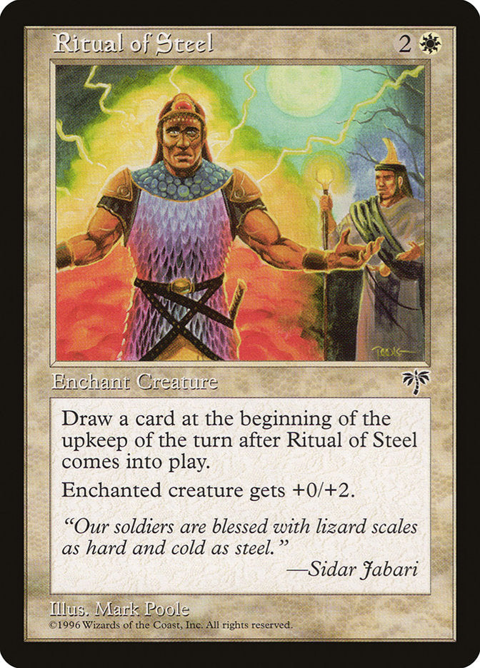 Ritual of Steel [Mirage] Magic: The Gathering