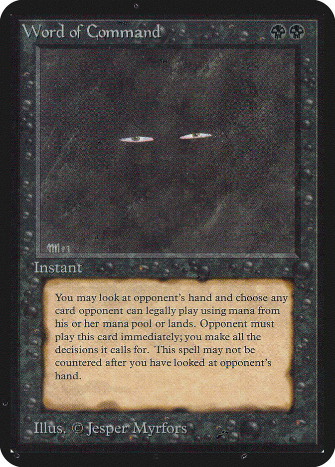 Word of Command [Alpha Edition] Magic: The Gathering