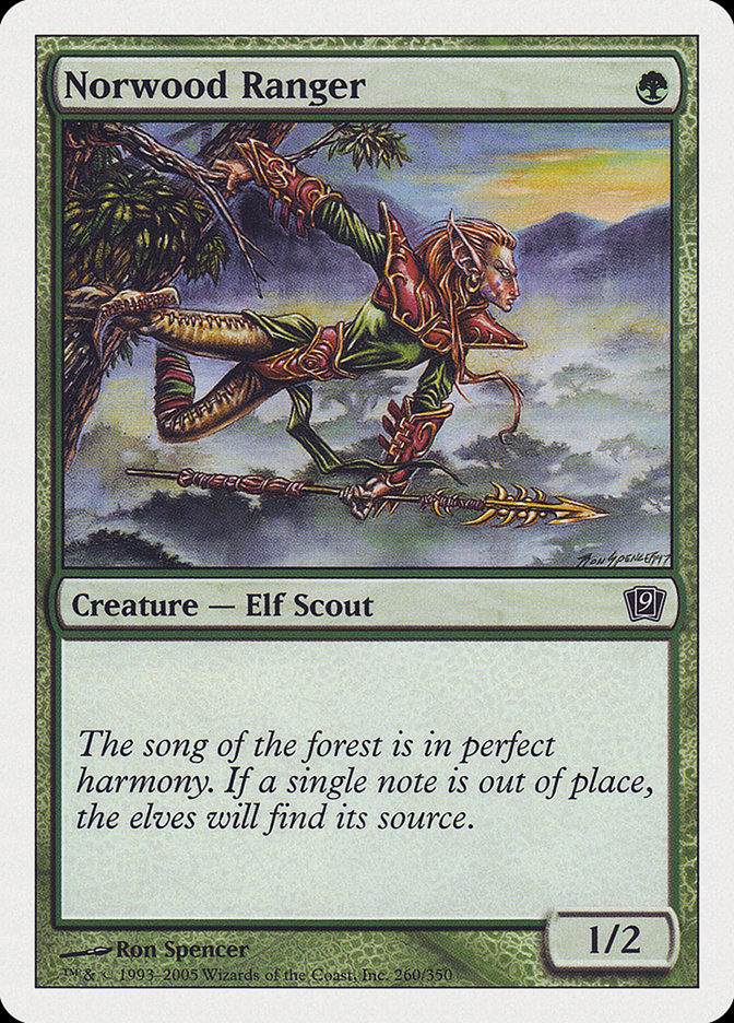 Norwood Ranger [Ninth Edition] Magic: The Gathering