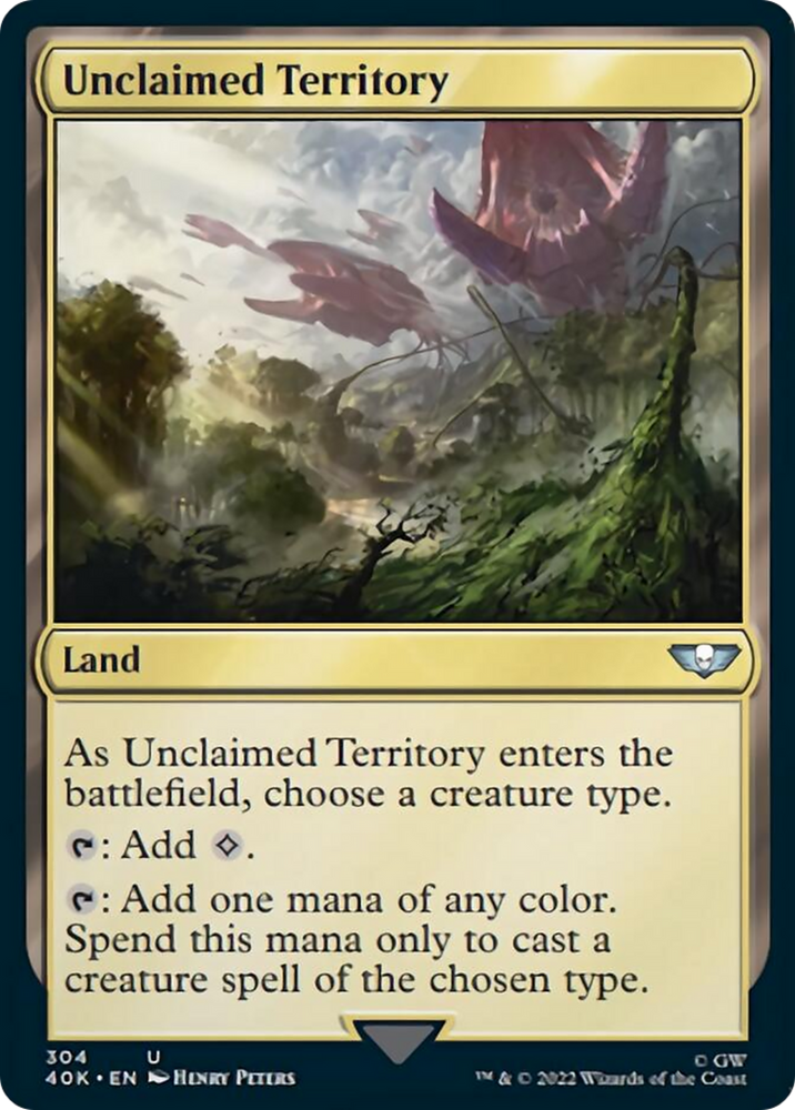 Unclaimed Territory [Warhammer 40,000] Magic: The Gathering