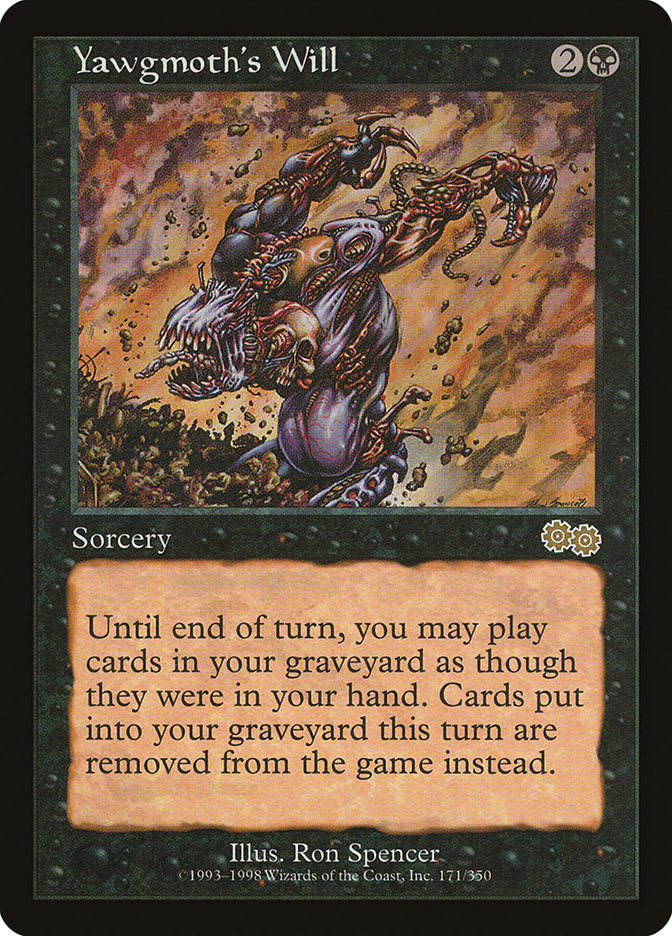 Yawgmoth's Will [Urza's Saga] Magic: The Gathering