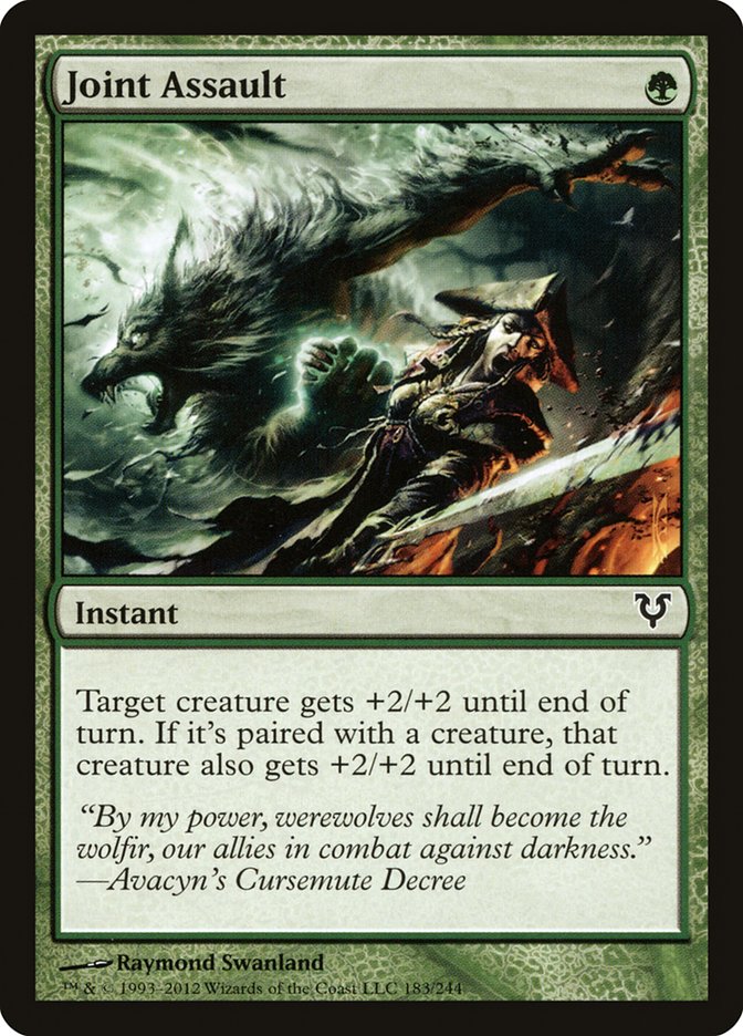 Joint Assault [Avacyn Restored] Magic: The Gathering
