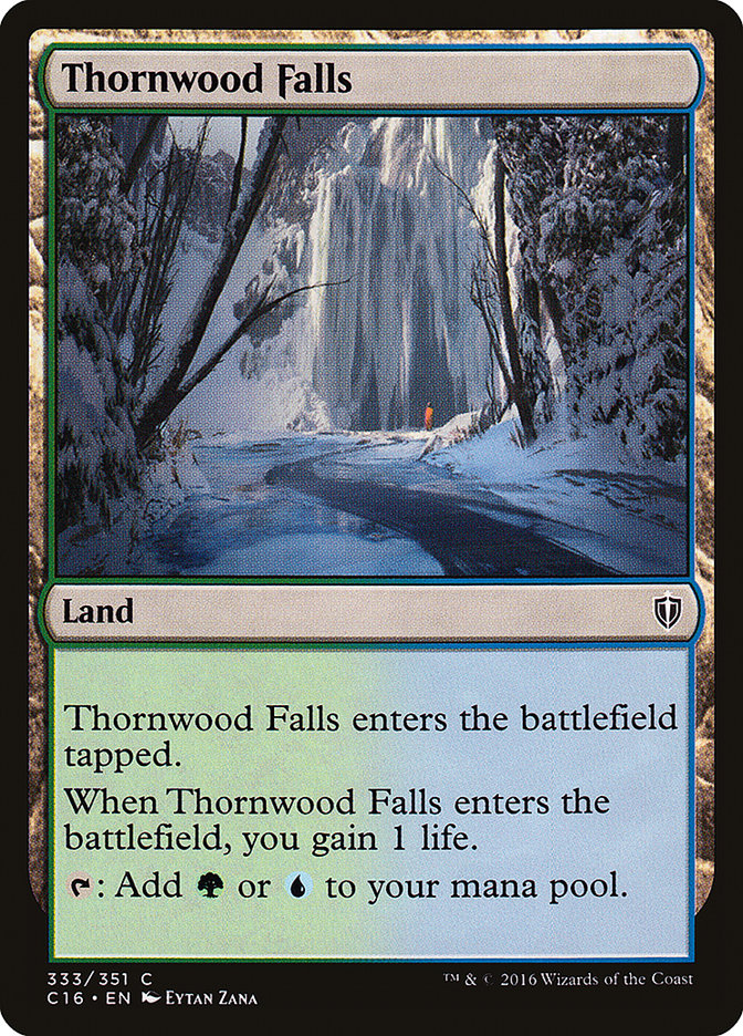 Thornwood Falls [Commander 2016] Magic: The Gathering