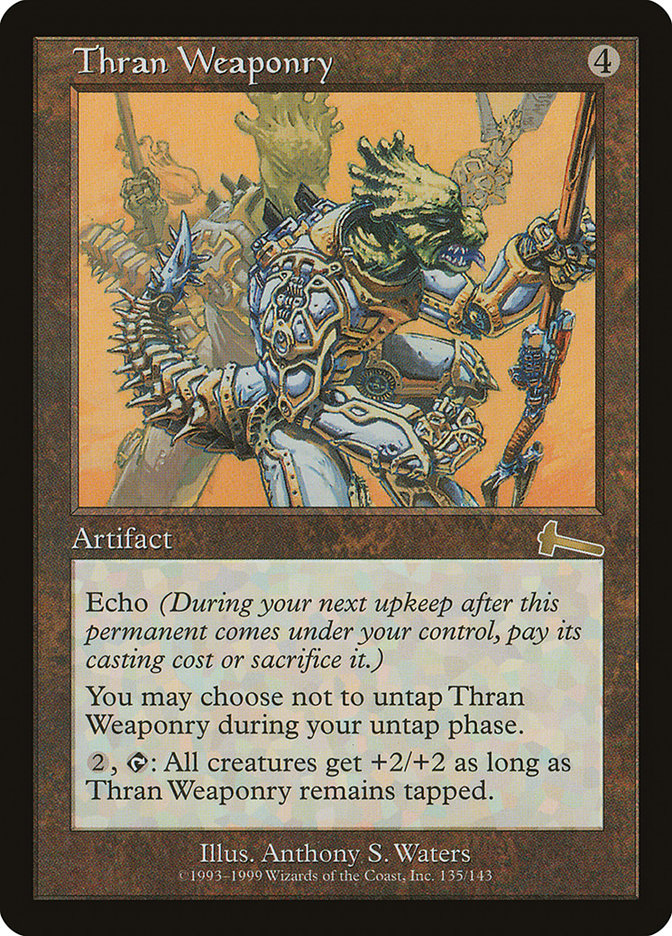 Thran Weaponry [Urza's Legacy] Magic: The Gathering