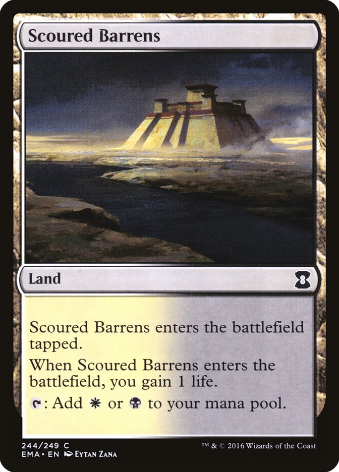 Scoured Barrens [Eternal Masters] Magic: The Gathering