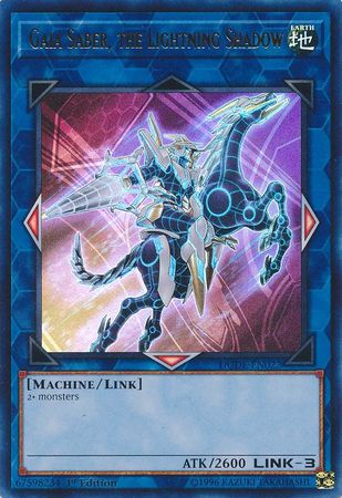 Gaia Saber, the Lightning Shadow [DUDE-EN022] Ultra Rare Yu-Gi-Oh!