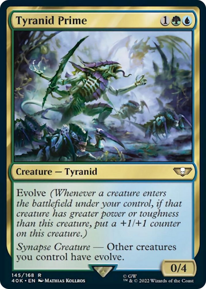 Tyranid Prime (Surge Foil) [Warhammer 40,000] Magic: The Gathering