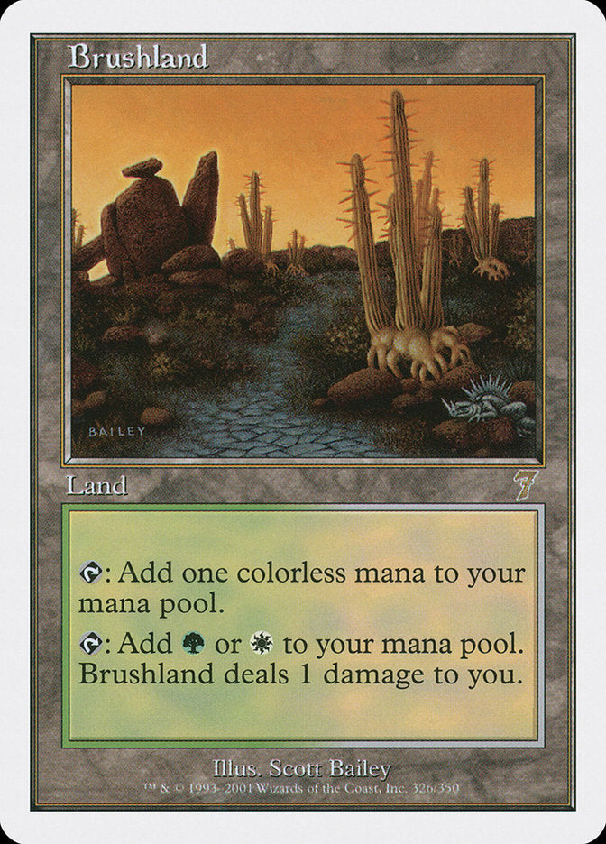 Brushland [Seventh Edition] Magic: The Gathering