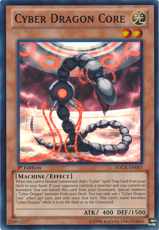 Cyber Dragon Core [SDCR-EN001] Super Rare Yu-Gi-Oh!