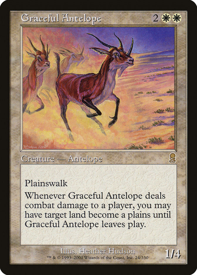 Graceful Antelope [Odyssey] Magic: The Gathering