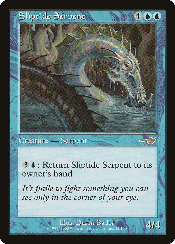 Sliptide Serpent [Nemesis] Magic: The Gathering