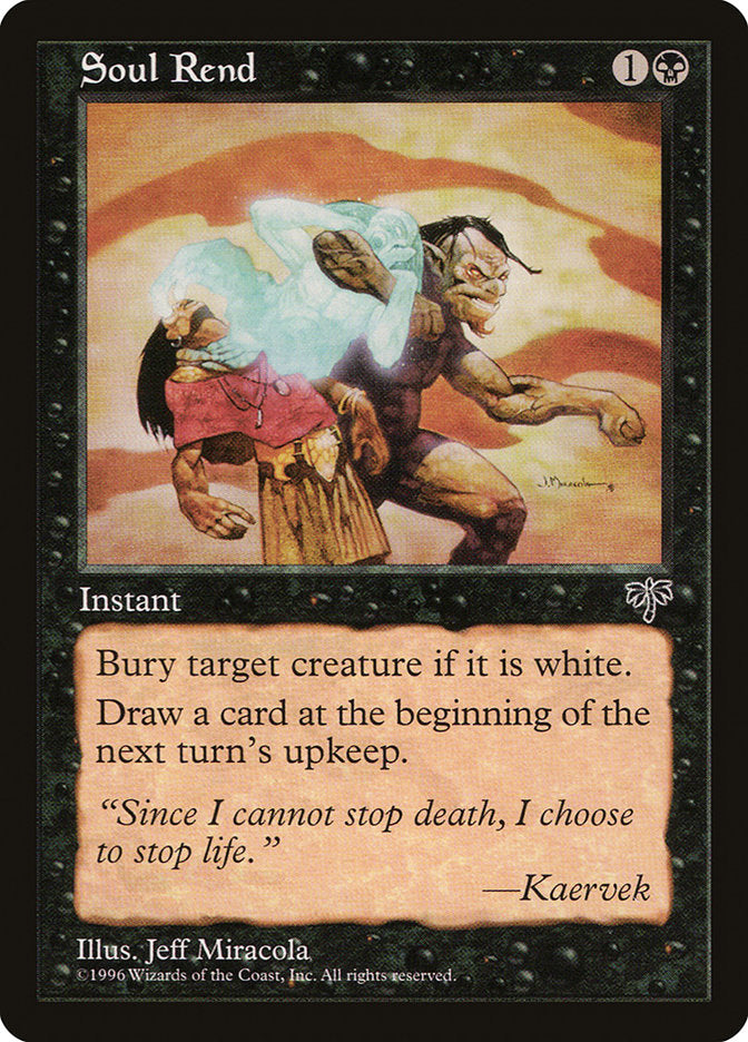 Soul Rend [Mirage] Magic: The Gathering