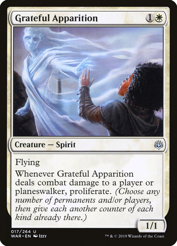 Grateful Apparition [War of the Spark] Magic: The Gathering